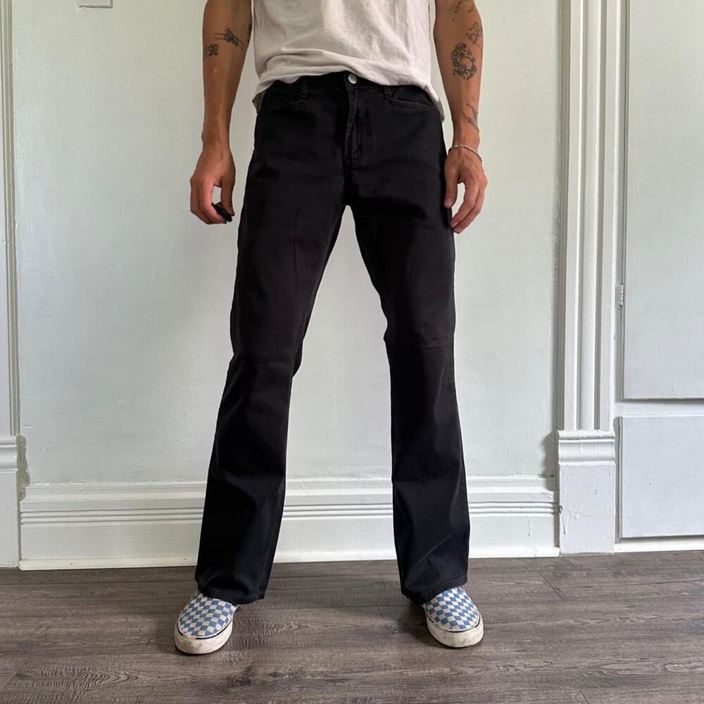 Vintage Y2K Black Flare Slim Levi’s Silvertab Rockstar Pants